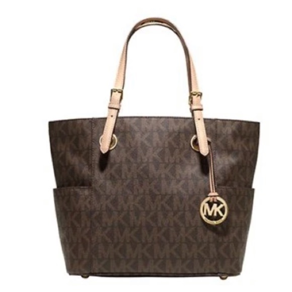 MICHAEL Michael Kors Handbags - Michael Kors East West Signature Logo Tote